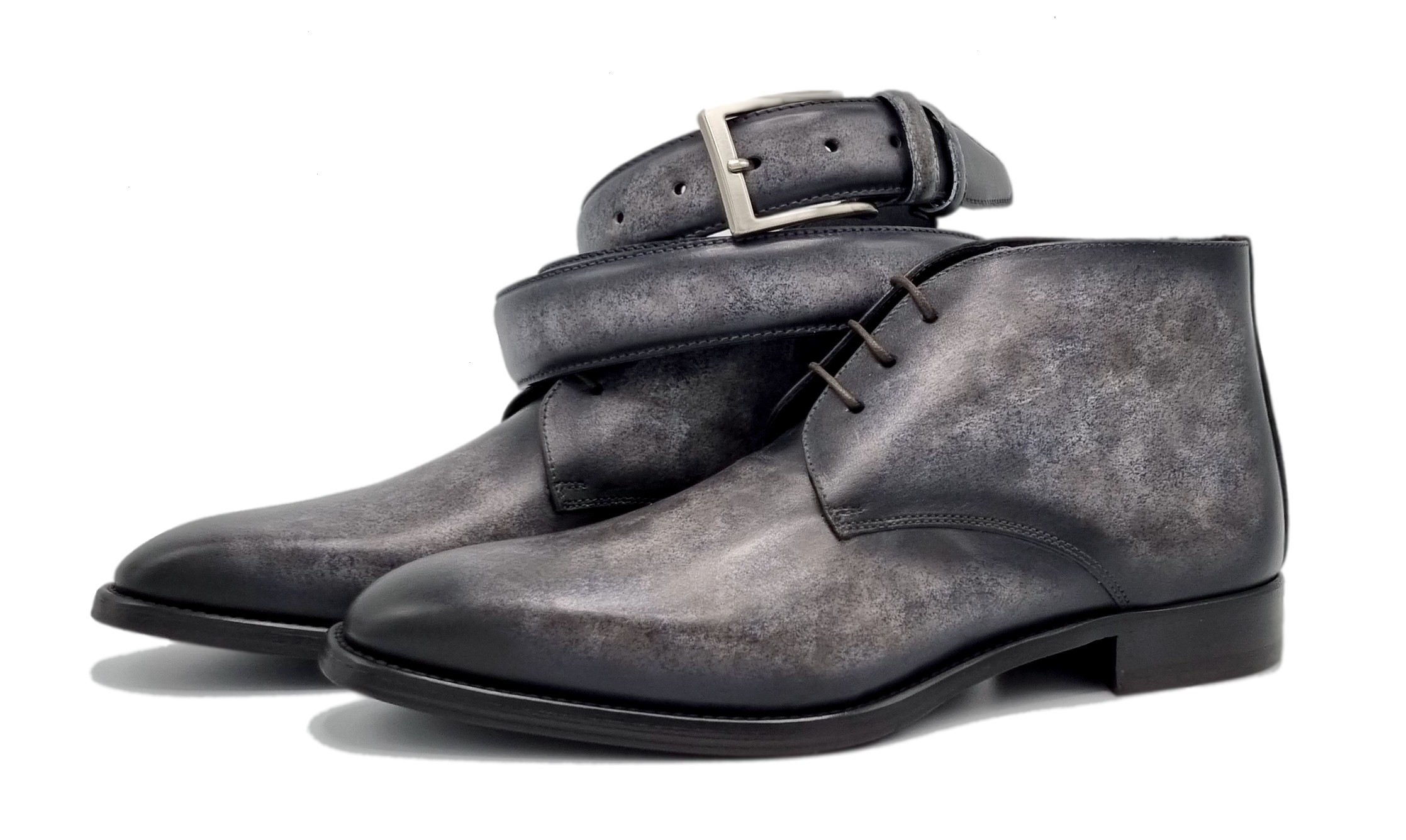 MILANO ANTICO Special Edition - Grigio paar met riem 1 - MILANO - AN