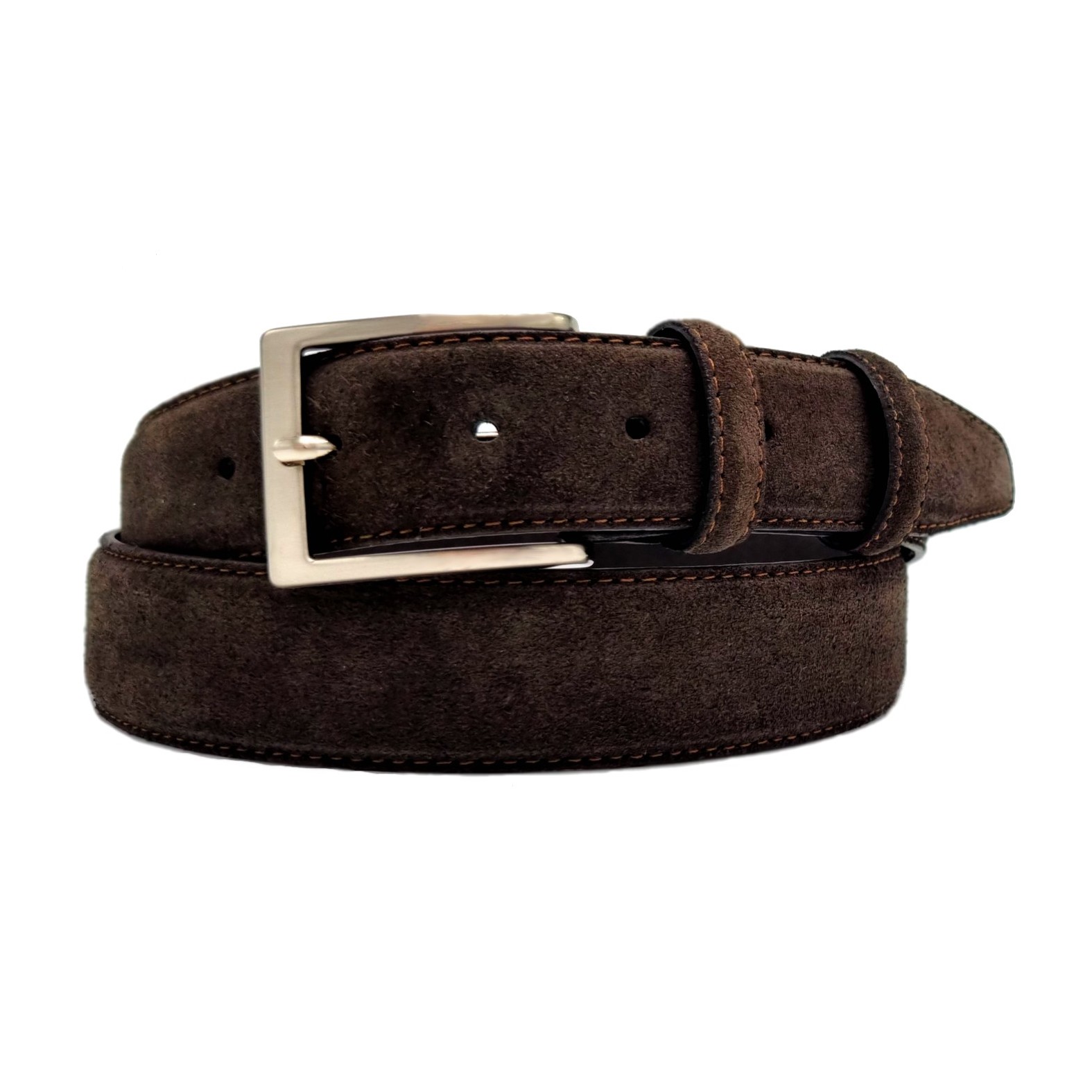 BELT SUEDE BRUIN - Riem suede bruin - BELT - SU B